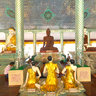 Prayer Room Shwedagon Pagoda Yangon Myanmar