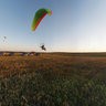 Paramotor club on field