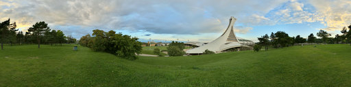 Rainbow at the Olympic stadium