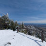 Hiking to the summit of Mount Sutton
