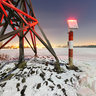 lighthouse at night