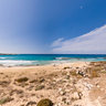 Sandy Beach in Rizokarpaso, Cyprus
