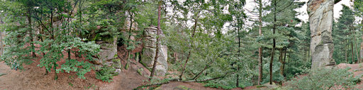 Kobyla in the rock town Příhrazy