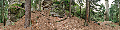 Kobyla in the rock town Příhrazy