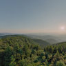 Sunset from Schauinsland near Freiburg