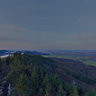 Sunset from Eichelspitze tower in Kaiserstuhl