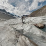 The Oberaar glacier near Grimsel