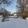 Snow Landscape At Forstbotanisk Have