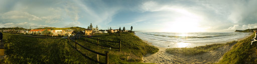 Lennox head beach sunrise
