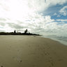 Lennox Beach at low tide