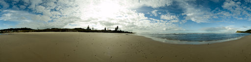 Lennox Beach at low tide