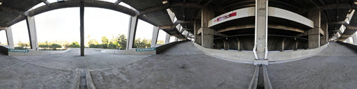 Corridors at the Aztec Stadium