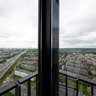 Uitzicht over Groningen vanaf La Liberté (Oosthoek)