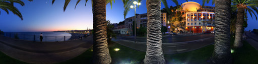 Hotel Suisse and the beach in Nice - France