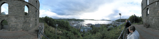 Mccaig's Tower Overlooking Oban Argyll Scotland