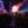 Fête Nationale (feu d'artifice) à Strasbourg, en 2011