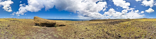 Lonely Moai (recto)