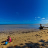 Chilling at Poe Beach