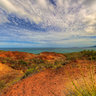 Red Earth and Dry Scrubby Vegetation