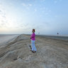 Chott el Jerid. Saline lake