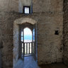 The interior of a medieval castle