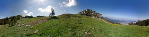 Startplatz der Paraglider