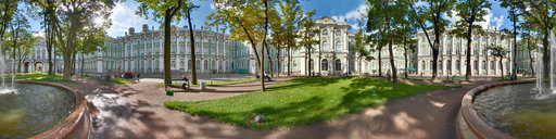Garden of Winter Palace, Petersburg