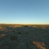 Sun Set on Moon Rock at Augrabies Falls National Park South Africa