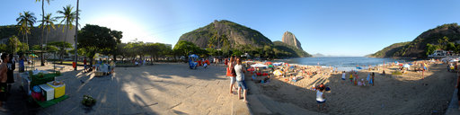 Praia Vermelha - the red beach