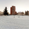 Набережная. Вид на центр города. Зимняя