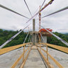 On the supporting arch of Opárno bridge