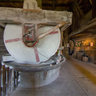Inside paint mill 'De Kat' in Zaanse Schans