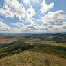 View on Bohemian Central Mountains