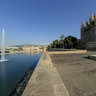 Cathedral seen from Parc De la mar in palma