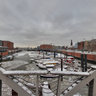 Speicherstadt - barge harbor - winter