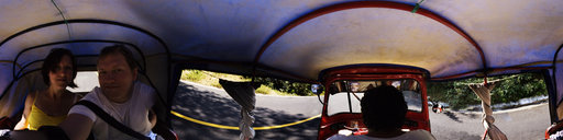 Riding A Moto Taxi South of San Pedro