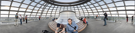 Glas dome on the top of Reichstag building