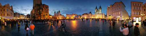 Old Town Square at Night