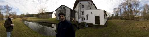 Behind house in winter: The Old Mill in Dolni Zdar