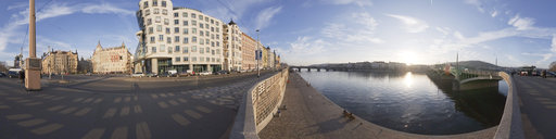 the Dancing House from Jiraskuv Most