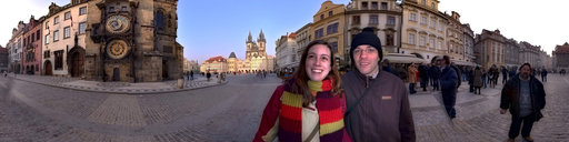 Astronomical Clock and Fiero on Old Town Square