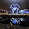 Echo Wheel and Arena viewed from the Albert Dock