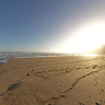 Sunset on Noetzie Beach