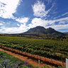 Delaire Graff Estate view of Hottentots-Holland Mountains