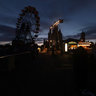 Barcelona de nit, mirador Parc d'atraccions del Tibidabo