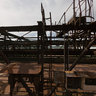 On the upper platform of the blast furnaces of Völklinger Hütte