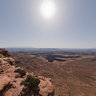 West of Grand View Point Overlook in Canyonlands National Park