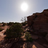 West of Grand View Point Overlook in Canyonlands National Park (down)
