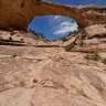 Under Owachomo Bridge at Natural Bridges National Monument