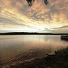 Sunset over Stone Lake